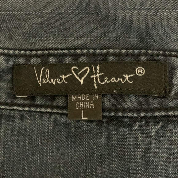 ✨Jean dress w/belt - Size L - Picture 3 of 7